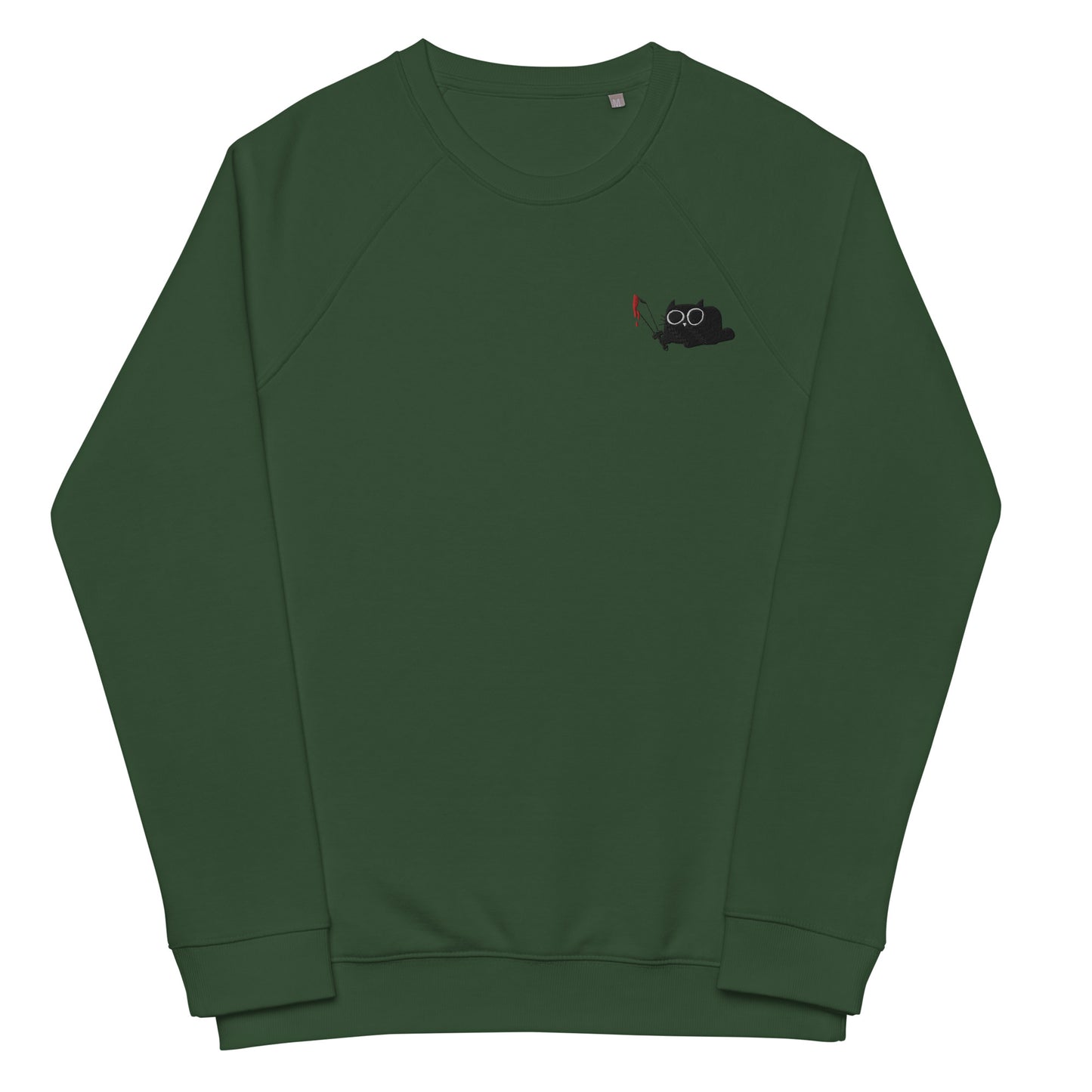Part-Time Knight - Unisex organic raglan sweatshirt