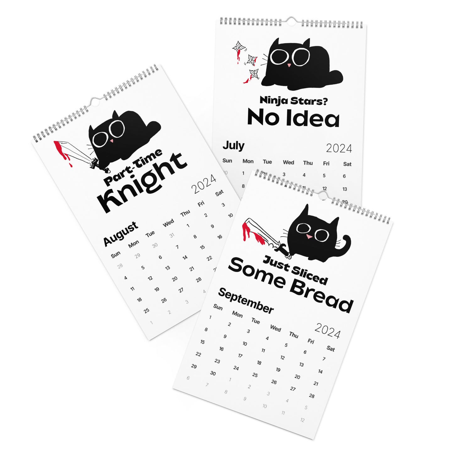 Killer Cats - Wall calendar (2024)