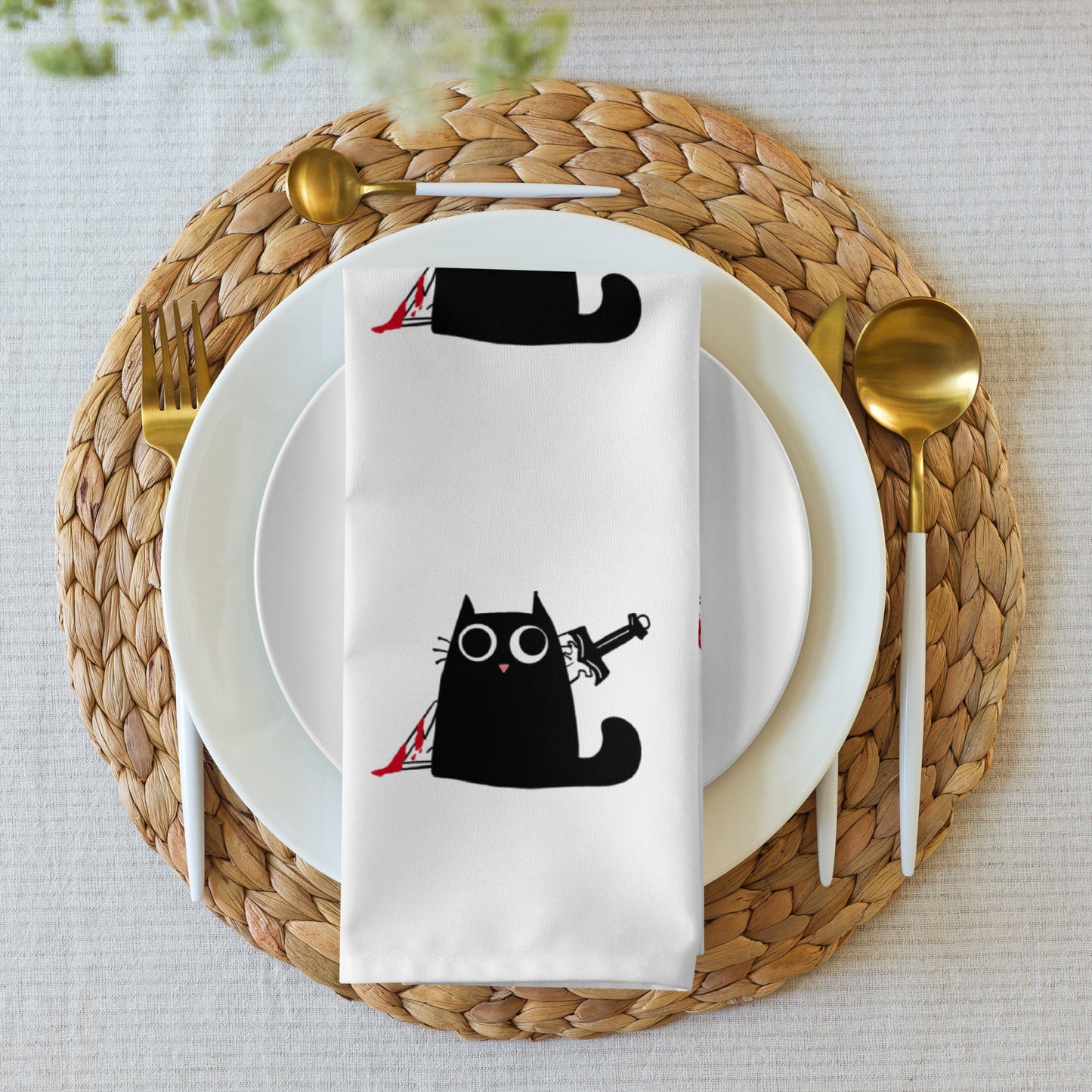 Killer Cat - Cloth napkin set