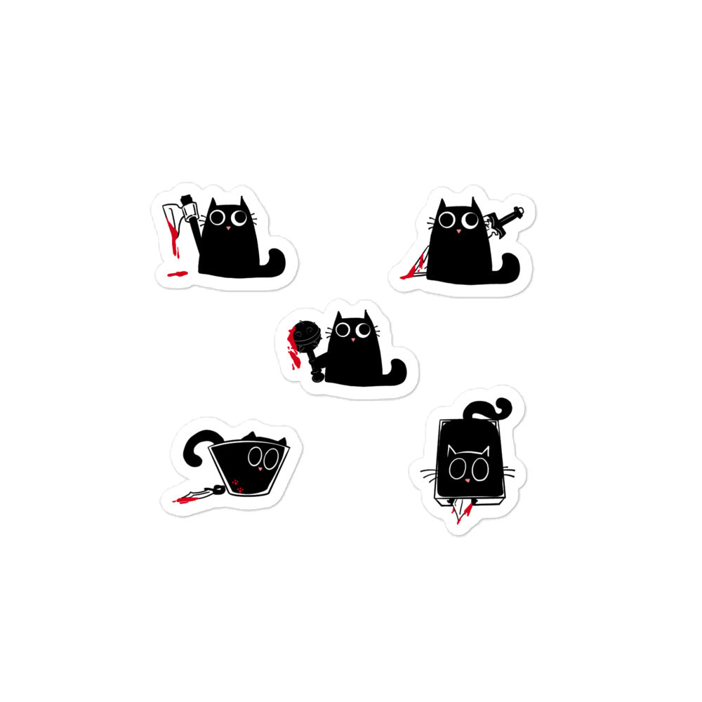 Killer Cats - Bubble-free stickers