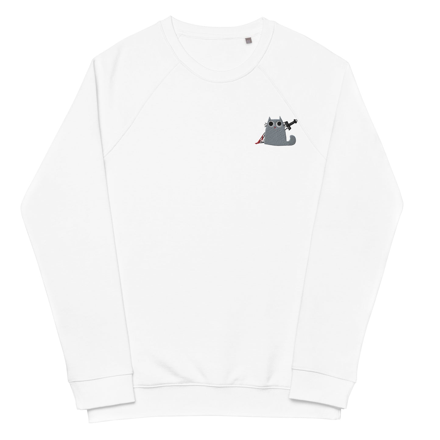 Mario - Unisex organic raglan sweatshirt