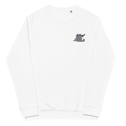 Mario - Unisex organic raglan sweatshirt