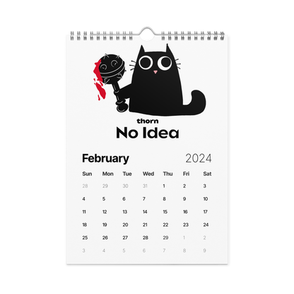 Killer Cats - Wall calendar (2024)