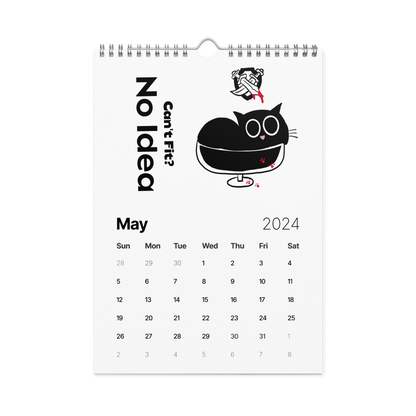 Killer Cats - Wall calendar (2024)