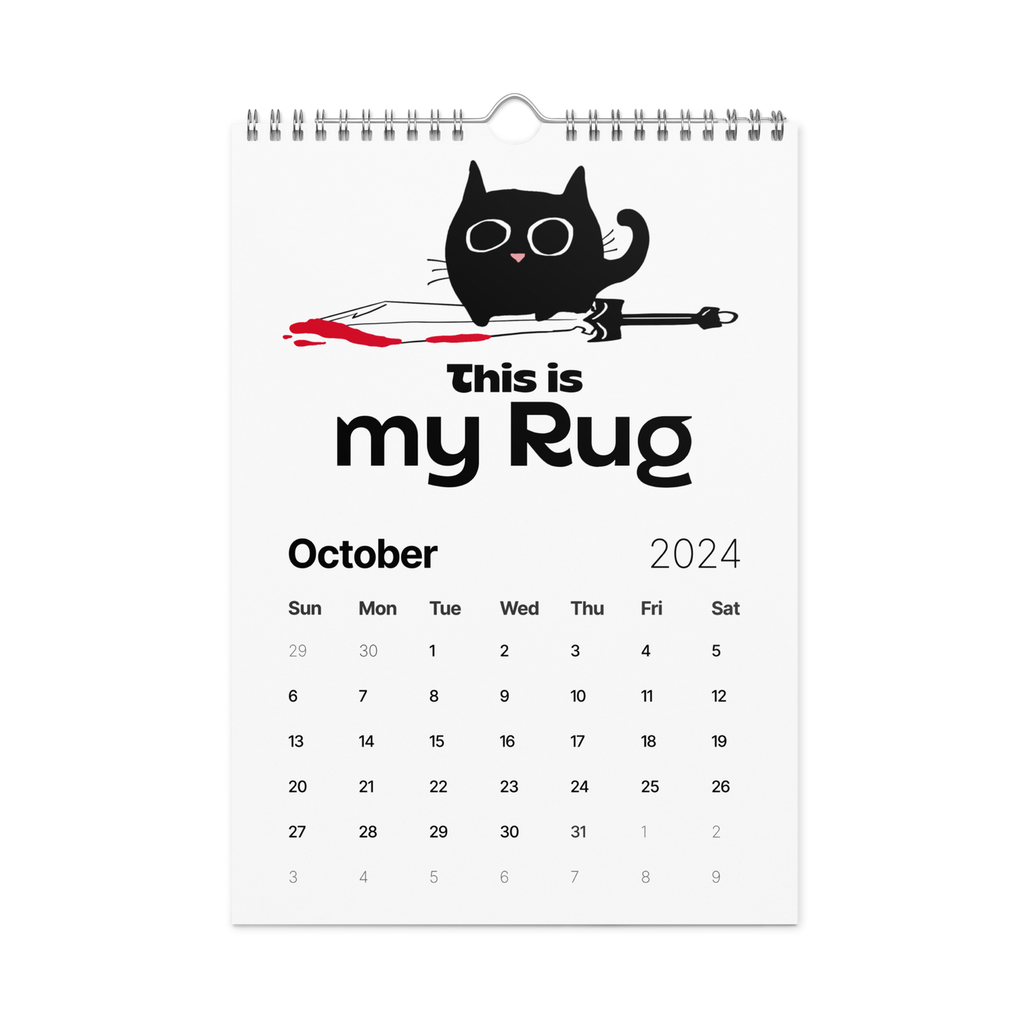 Killer Cats - Wall calendar (2024)