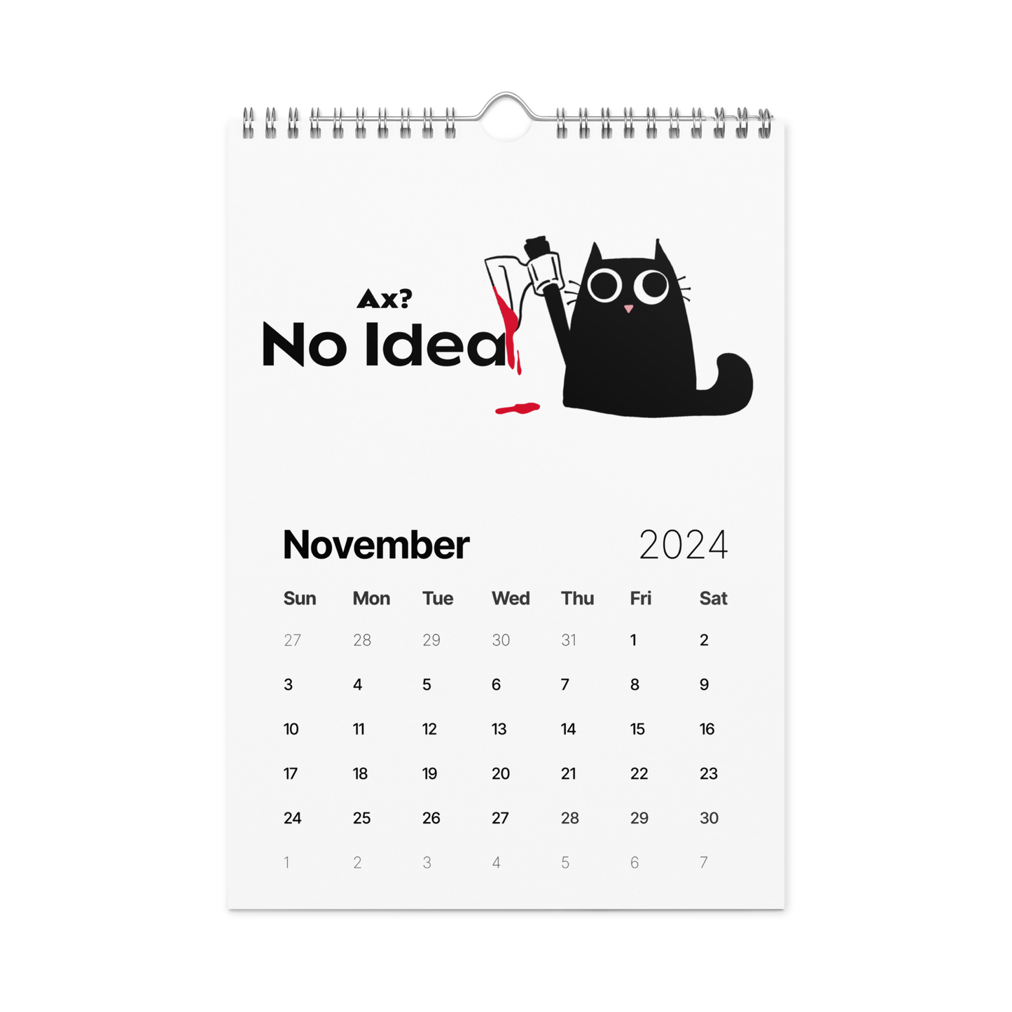 Killer Cats - Wall calendar (2024)